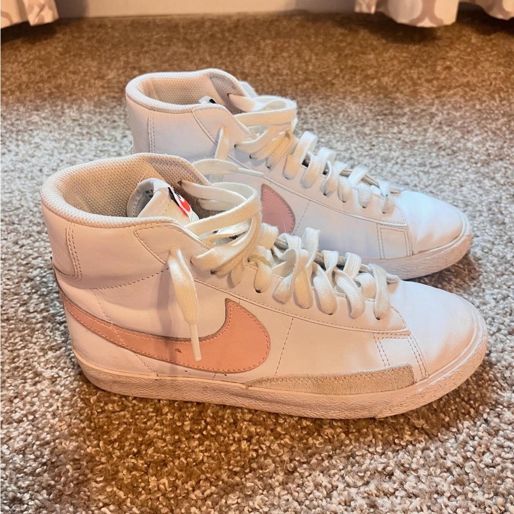 Pink Nike Blazers